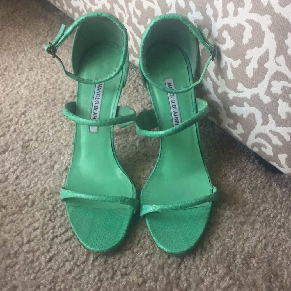 Manolo Blahnik Bombita Heels - Picture 4 of 5